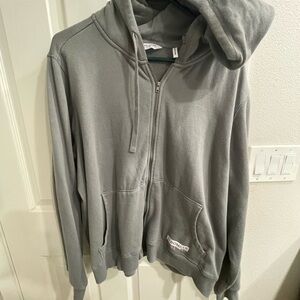 Peloton Strong Together Front Zip Hoodie 2X- Gray